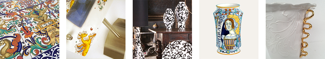Mattonelle, lampade, vasi decorativi Ceramiche Sambuco Mario Deruta Barra_Museo_Ceramica_Deruta02