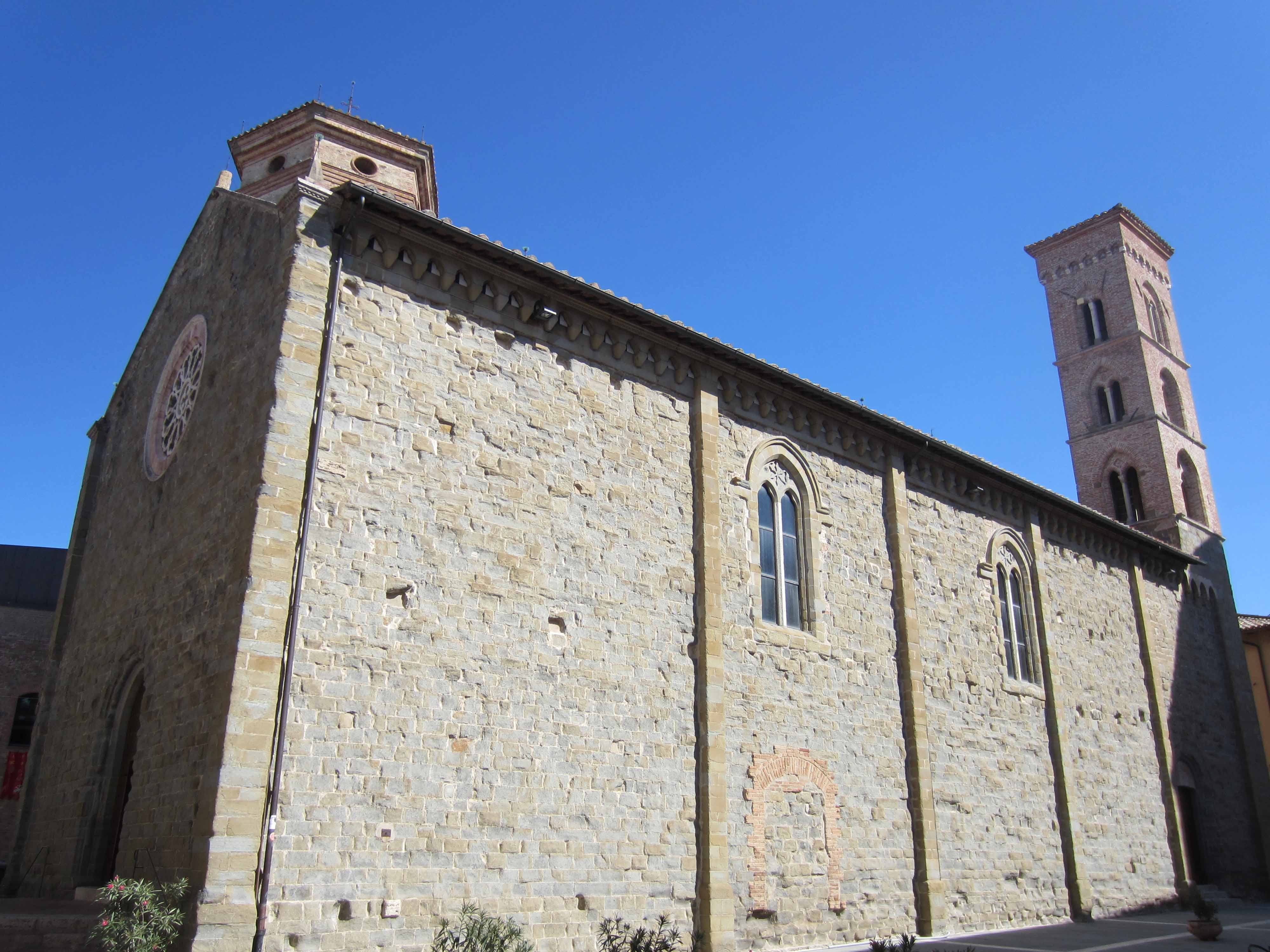 Facciata esterna della chiesa di San Francesco a Deruta Chiesa di San Francesco Deruta